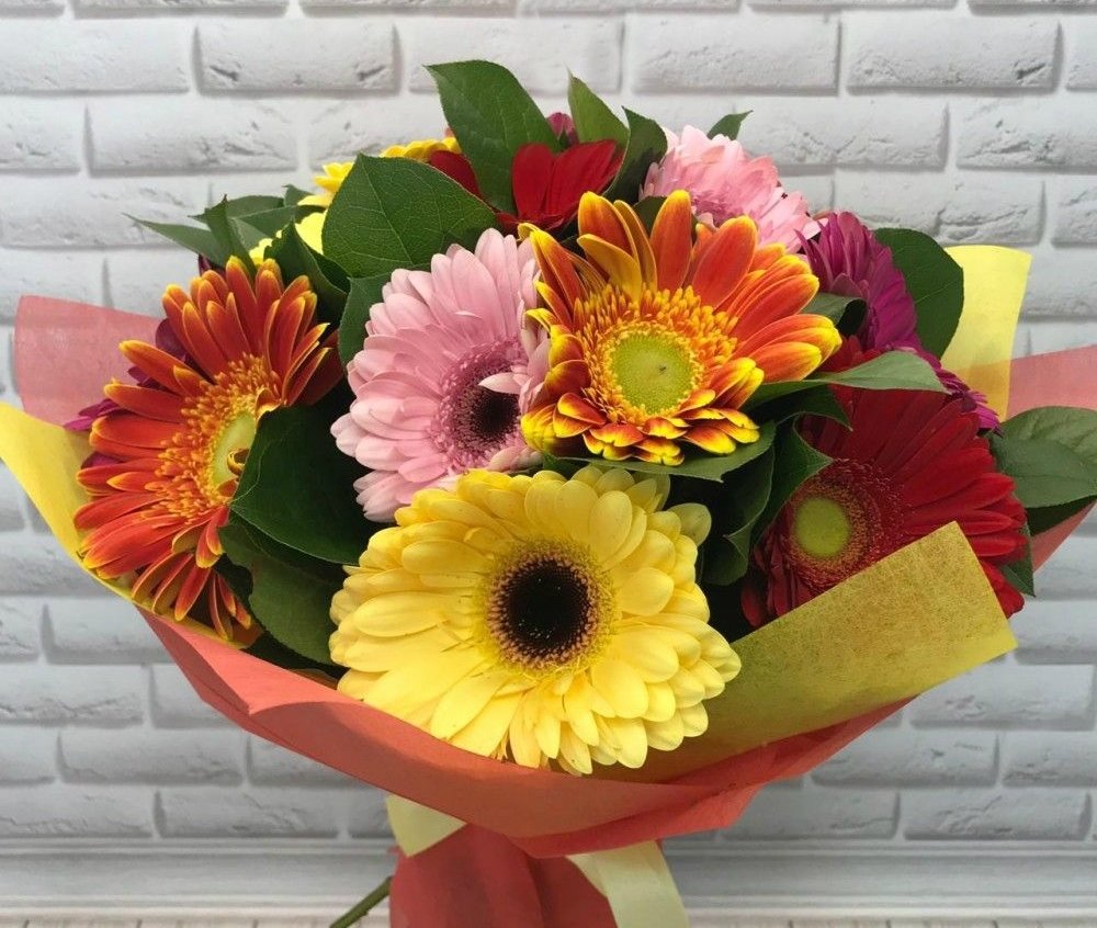 Букет цветов из: Герберы в Псыгансу