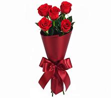 Букет 5 Красных роз Эдлесс Лав в Псыгансу