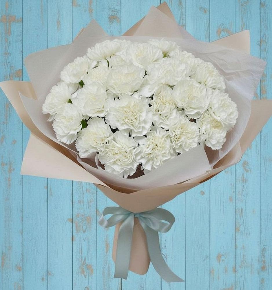 Букет цветов из: Гвоздики в Псыгансу