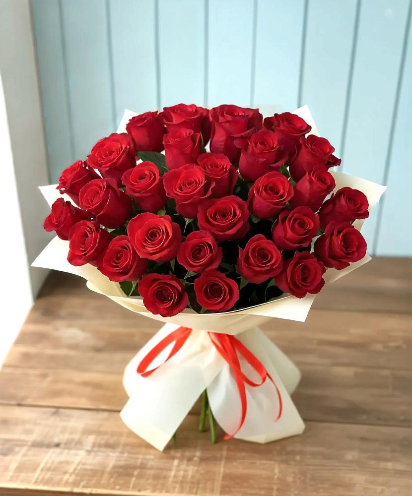 Букет 29 Красных роз в Псыгансу