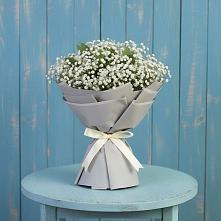 Букет цветов из:  Гипсофила в Псыгансу