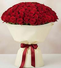 Букет 101 Красная роза Милано в Псыгансу
