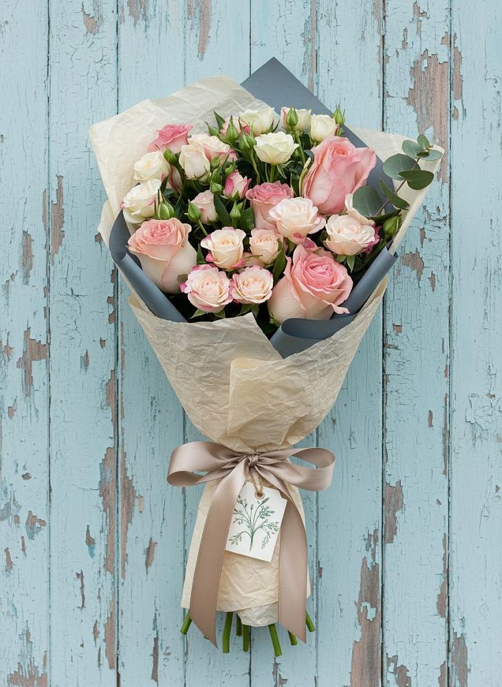 Букет цветов из: Розы в Псыгансу