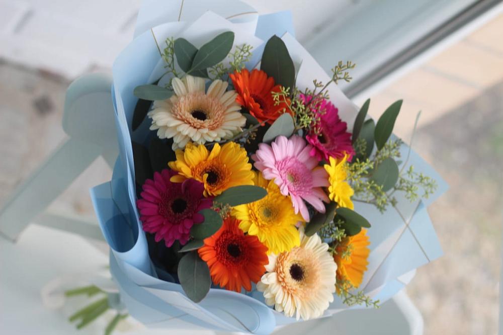 Букет цветов из: Герберы в Псыгансу