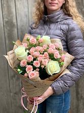 Букет цветов из:  Розы в Псыгансу
