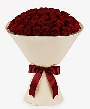 Букет 101 Бордовая роза Блэк Бакарра в Псыгансу