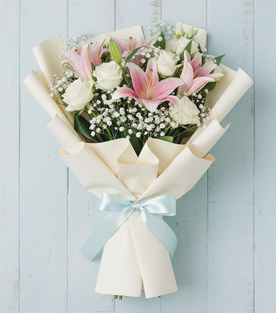 Букет цветов из: Лилии в Псыгансу