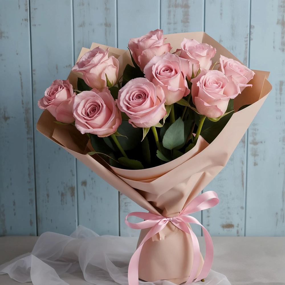 Букет цветов из: Розы в Псыгансу