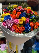 Букет цветов из:  Розы и Хризантемы #REPLACE_PRED# Псыгансу