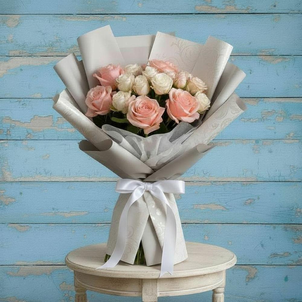 Букет цветов из: Розы в Псыгансу