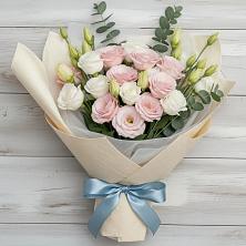 Букет цветов из:  Лизиантусы в Псыгансу