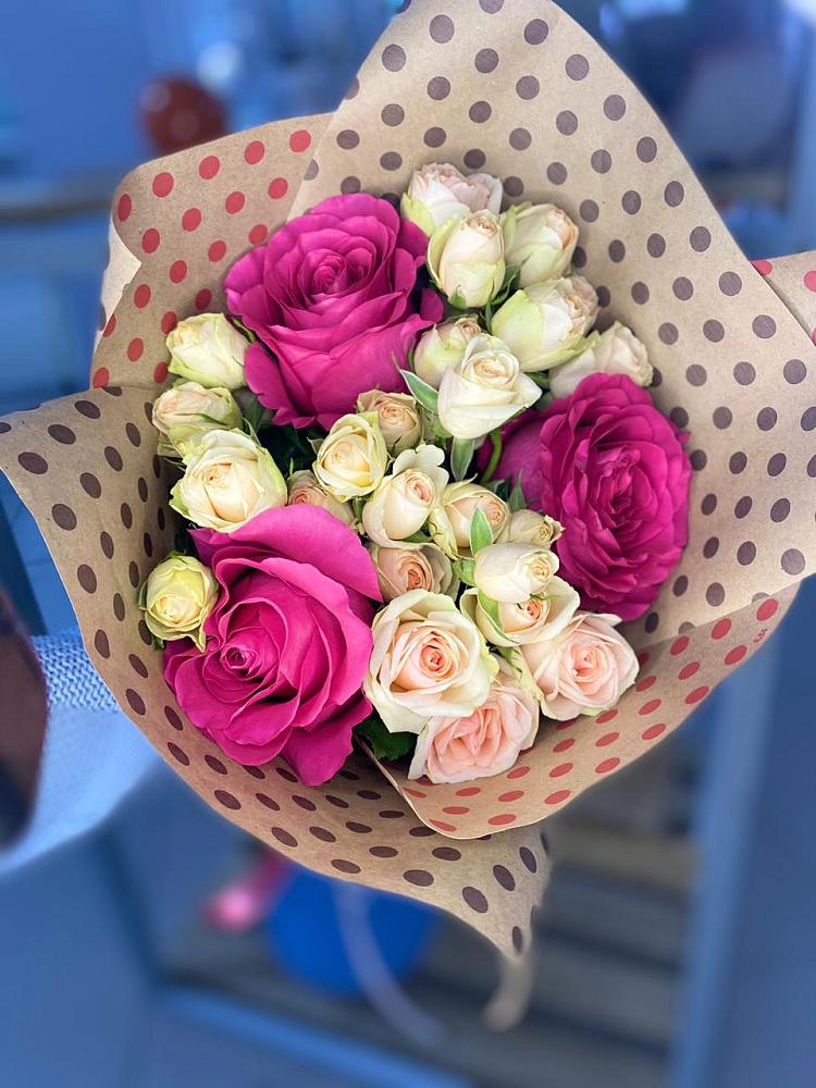 Букет цветов из: Розы в Псыгансу