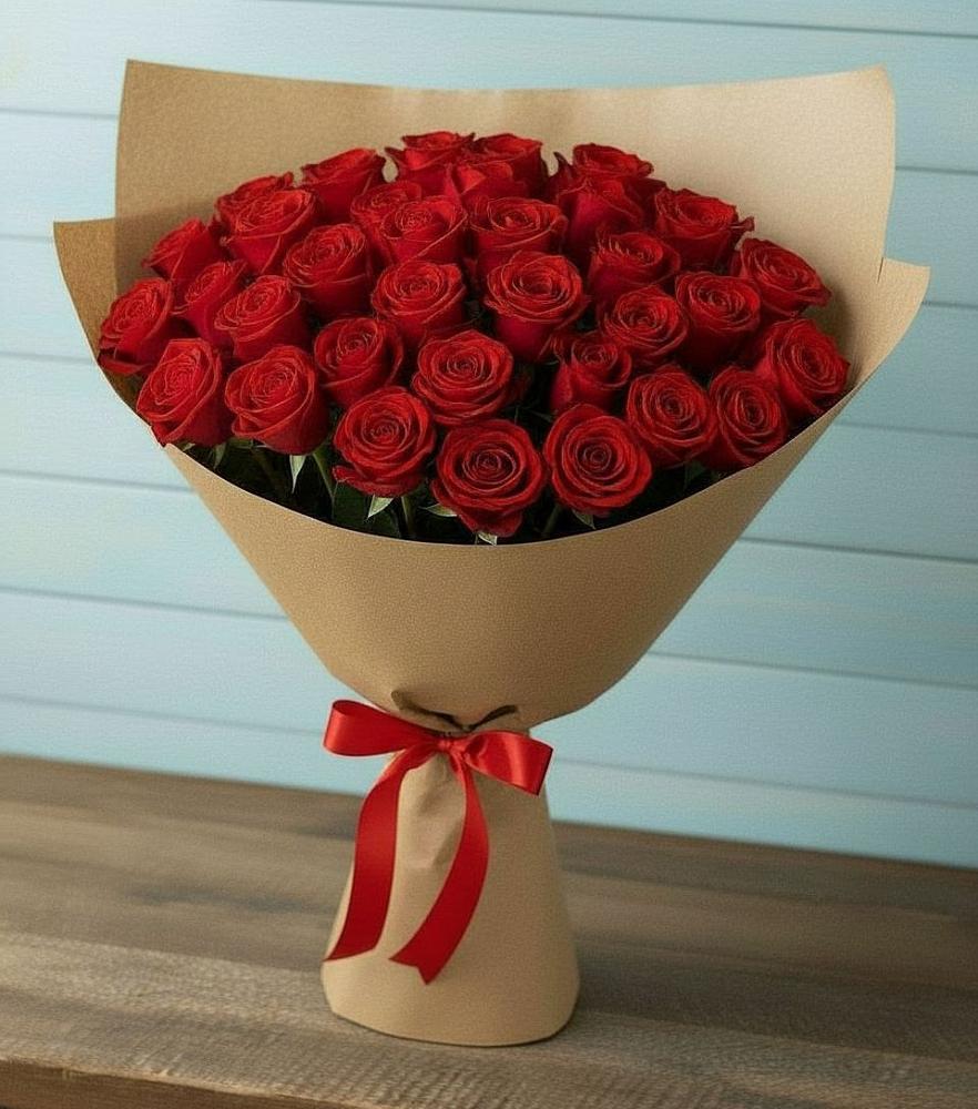 Букет Красные розы Милано в Псыгансу