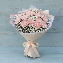 Букет цветов из:  Гвоздики в Псыгансу
