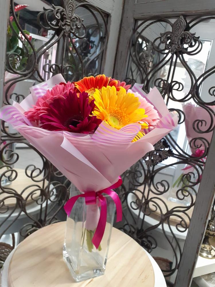 Букет цветов из: Герберы в Псыгансу