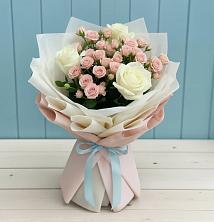 Букет цветов из:  Розы в Псыгансу