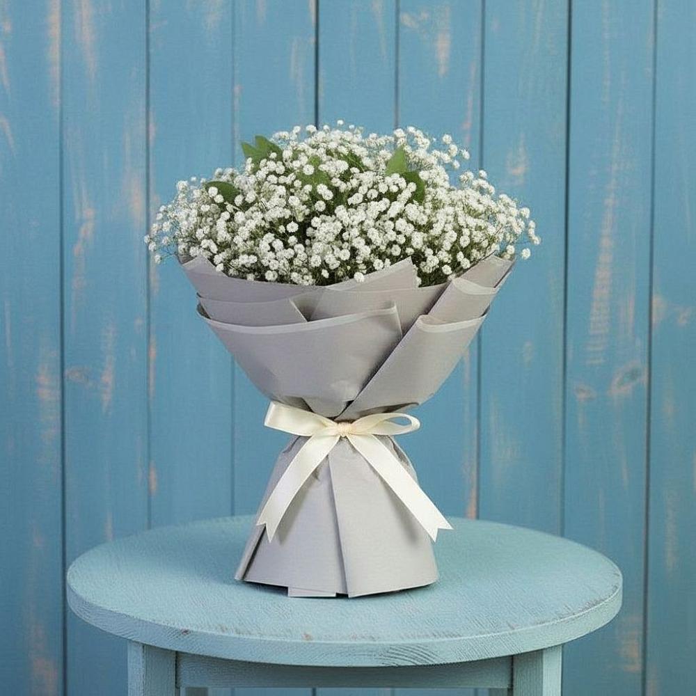 Букет цветов из: Гипсофила в Псыгансу