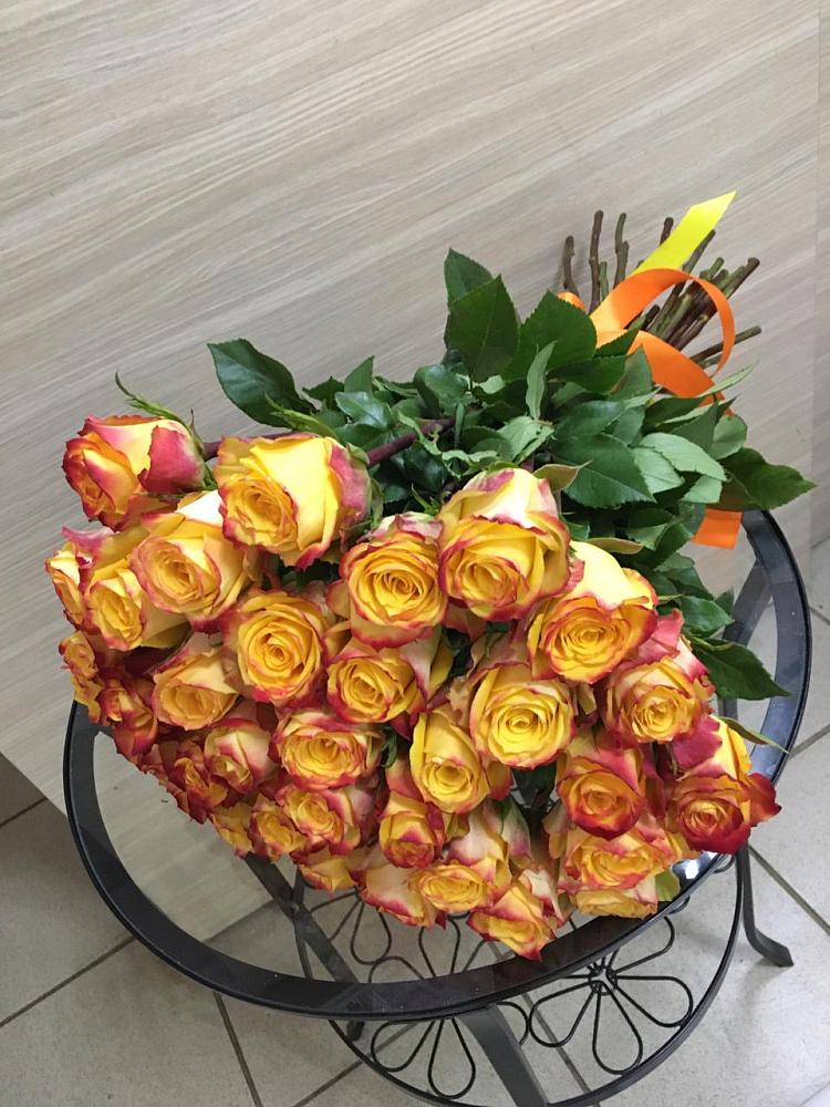 Букет Желтые розы в Псыгансу