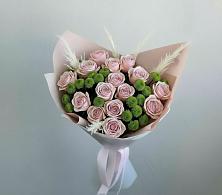 Букет цветов из:  Розы и Хризантемы в Псыгансу