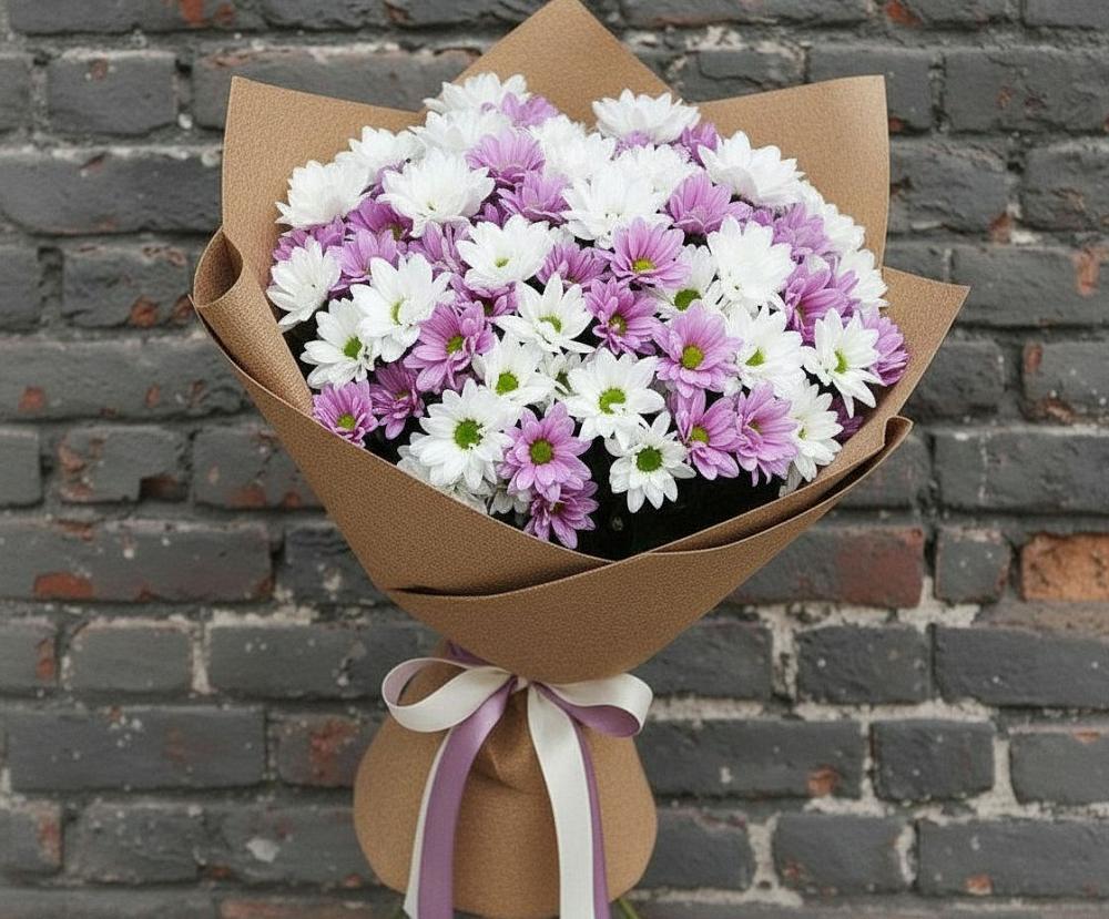 Букет цветов из: Хризантемы в Псыгансу