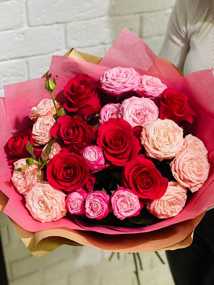 Букет цветов из: Розы в Псыгансу