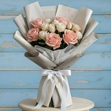 Букет цветов из:  Розы #REPLACE_PRED# Псыгансу