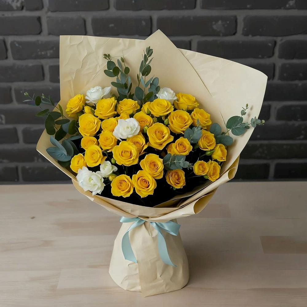 Букет цветов из: Розы в Псыгансу