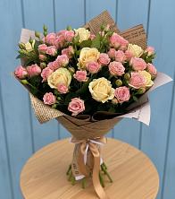Букет цветов из:  Розы в Псыгансу