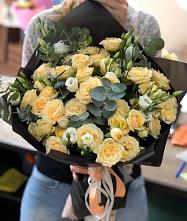 Букет цветов из:  Розы и Лизиантусы #REPLACE_PRED# Псыгансу