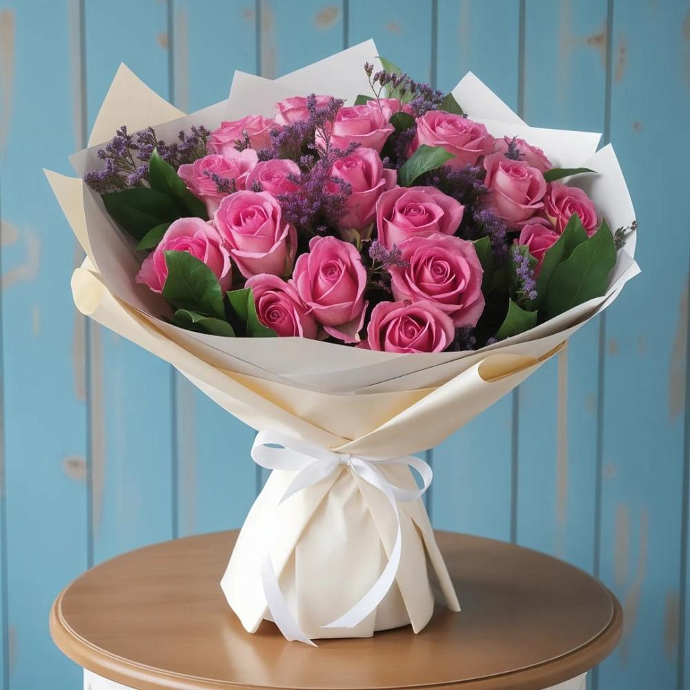 Букет цветов из: Розы в Псыгансу