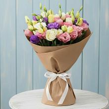 Букет цветов из:  Лизиантусы в Псыгансу