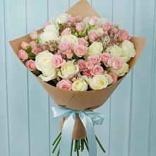 Букет цветов из:  Розы в Псыгансу